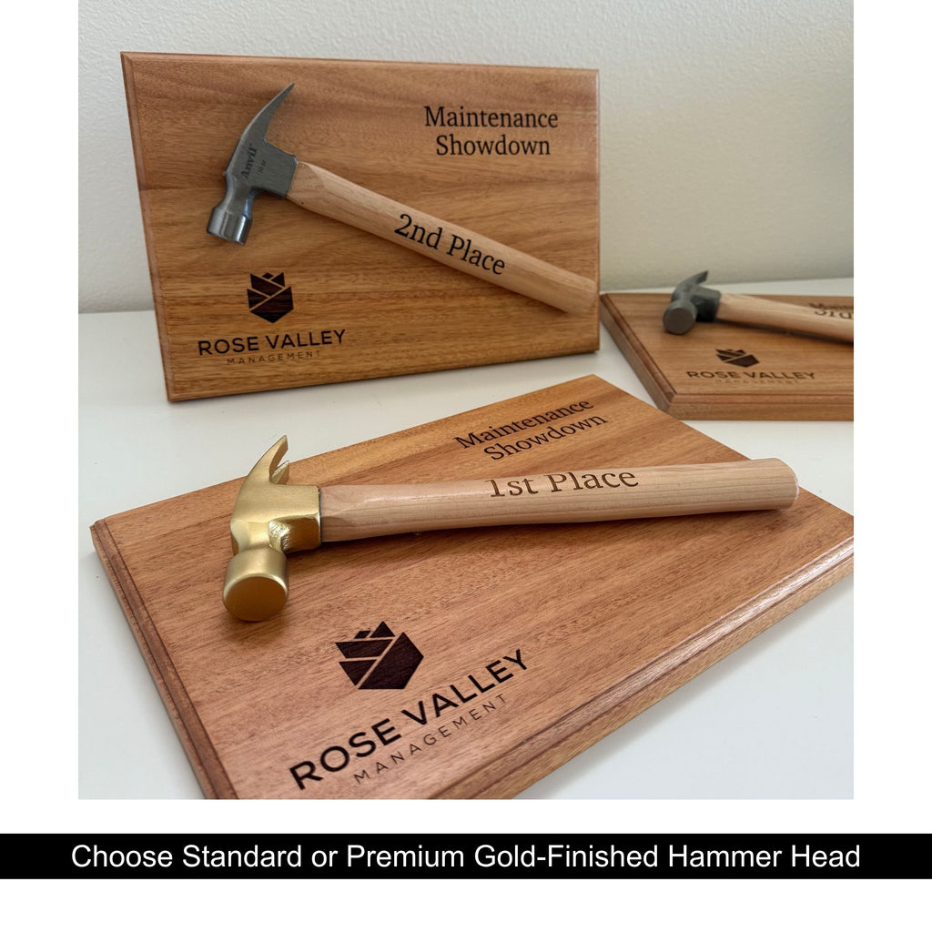 Golden Hammer Plaque Award