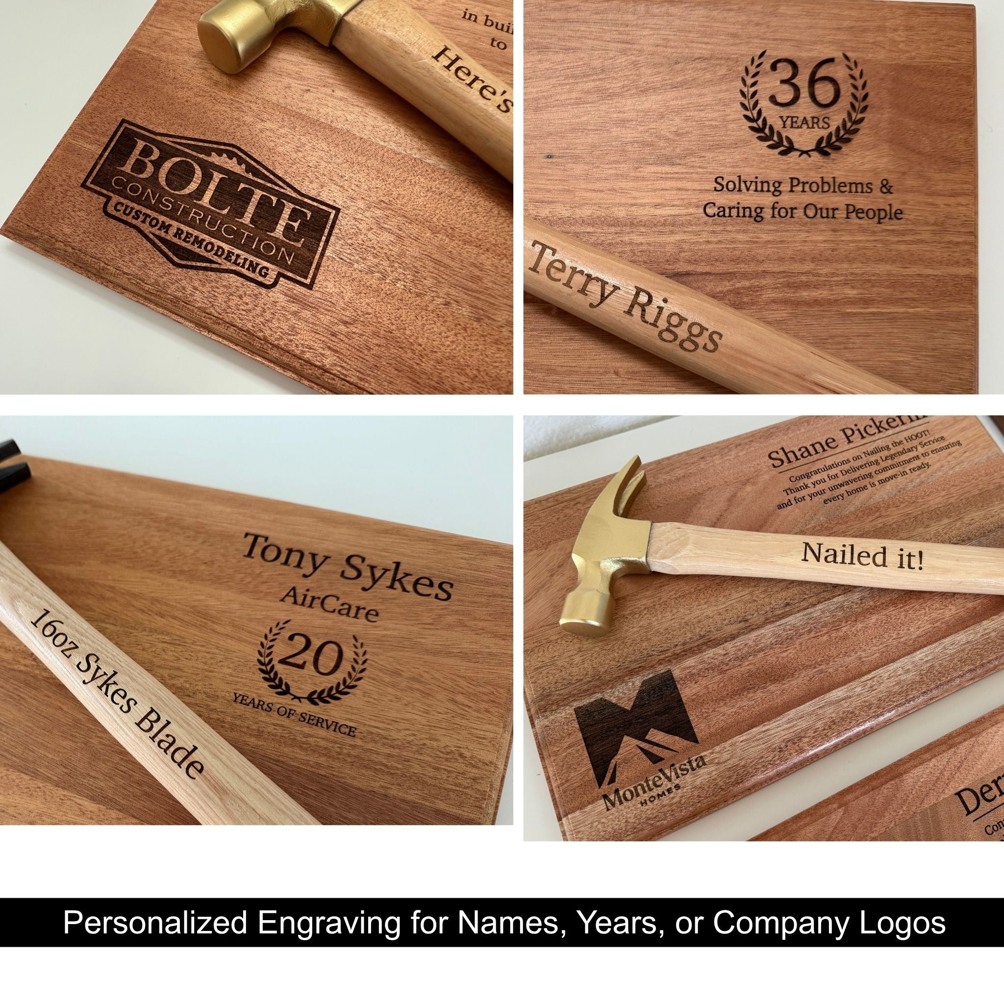 Golden Hammer Plaque Award