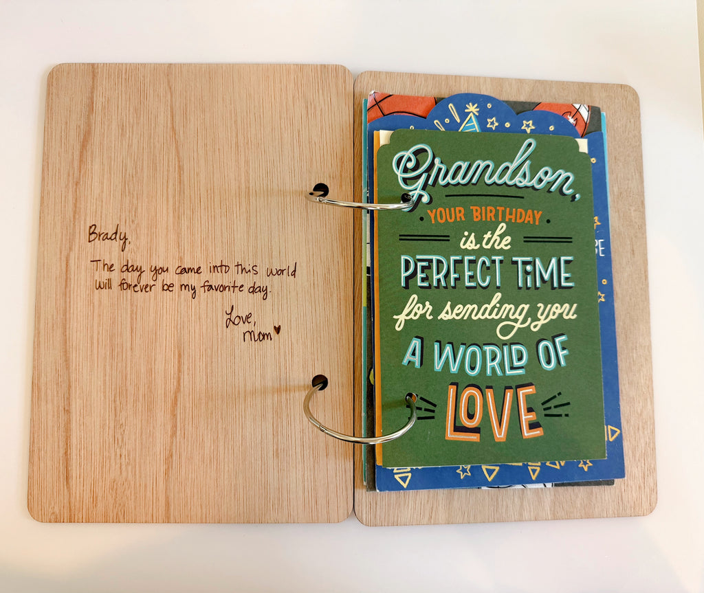 Birthday Wishes Card Keeper