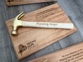 Personalized Hammer Plaque - Golden Hammer
